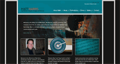Desktop Screenshot of mattharrismusic.com